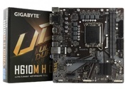 МатеринскаяплатаGigabyteH610MHDDR4mATX,S1700,IntelH610
