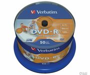 Printable50*CakeDVD-RVerbatim,4.7GB,16x,IDBrand,43649