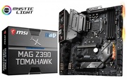 MSIMAGZ390TOMAHAWK,Socket1151,Intel®Z390(9th/8thGenCPU),Dual4xDDR4-4400,3xPCIeX16,CPUIntelgraphics,DP,HDMI,6xSATA3,RAID,2xM.2slot,2xPCIeX1,ALC892HDA,SPDIF,2xGbELAN,4xUSB3.1Gen2(Type-C&Type-A),4xUSB3.1,MysticRGB,ATX