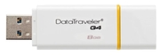 ФлешкаKingstonDataTravelerGeneration4(G4)8GB,USB3.0,White/Yellow