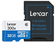 32GBLexarMicroSDHCHighPerformance300xClass10,LSDMI32GBB1EU300A(carddememorie/картапамяти)