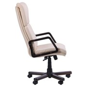 FotoliuBirouTexasExtraPieleNaturalaVanili