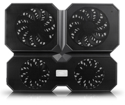 "NotebookcoolingpadDeepcoolMultiCoreX6,15.6"",2x100mmfan+2x140mmfanOverallDimension:380X295X24mmFanDimension:Ф140X15mm/Ф100X15mmNetWeight:900gWarranty:1YearRatedVoltage:5VDCOperatingVoltage:4.5~5VDC