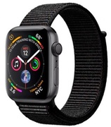 AppleWatch4,SpaceGray,44mm,AluminiumCasewithBlackSportLoop,GPS(MU6E2)