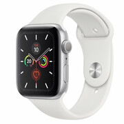 AppleWatch5,Silver,40mm,AluminiumCasewithWhiteSportBand,GPS(MWV62)