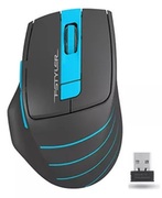 WirelessMouseA4TechFG30SSilent,1000-2000dpi,6buttons,Ergonomic,1xAA,Grey/Blue