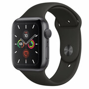 AppleWatch5,SpaceGrey,44mm,AluminiumCasewithBlackSportBand,GPS(MWVF2)