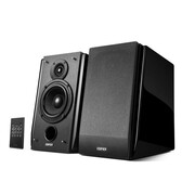 EdifierR1850DBBlack,2.0/70W(2x35W)RMS,AudioIn:Bluetooth,RCAx2,PC,AUX,optical,coaxial,remotecontrol,allwooden(4"+3/4")
