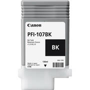 "InkCartridgeCanonPFI-107Bk,blackCartridgeforplottersCanoniPF670/770,Black,(130ml)"