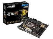 "MBS1150AsusH81M-V3/C/SI(IntelH81,mATX)2xDDR3,DVI-D,VGA,1xPCI-Ex.16x,PCI-Ex.1x1,2xPCI,2xSATA6.0GB/s,2xSATA3.0GB/s,8xUSB,2xUSB3.0,GbitLANRealtek®8111G,1xCOM,1xLPT,Realtek®ALC887-ChannelHighDefinitionAudioCODEC"