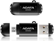32GbUSB2.0/microUSBFlashDriveADATA,DashDriveUD320,black(Read-18MB/s,Write-5MB/s),OTG