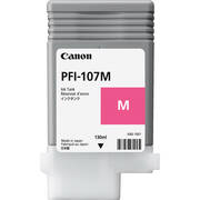 "InkCartridgeCanonPFI-107M,magentaCartridgeforplottersCanoniPF670/770,Magenta,(130ml)"