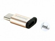 AdapterRemaxmicroUSBtoType-CGold