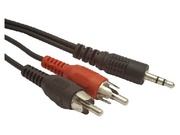 CCA-4583.5mmstereoplugto2phonoplugs1.5metercable