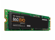 .M.2SATASSD500GBSamsung860EVO"MZ-N6E500BW"[R/W:550/520MB/s,97KIOPS,MJX,V-NAND3bitMLC]