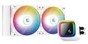 AIOLiquidCoolingDeepcoolLS520White(<32.9dBA,85.85CFM,2x120mm,ARGBLED,1305g.)