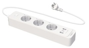 TP-LINKTapoP300Wi-FiSmartPowerStrip,3xSockets,2xUSBwithQC3.0,USB-C18W