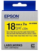 TapeCartridgeEPSONLK-5YBVN;18mm/7mVinyl,Black/Yellow,C53S655028