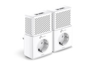 TP-LINKTL-PA7020Kit,AV1000PowerlineAdapterStarterKitwithACPassthrough,CompactSize,1000MbpsPowerlineDatarate,2GigabitLANPort,HomePlugAV,GreenPowerline,PlugandPlay,PairButton,Range300metersinhouse
