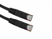Patchcordcat.5EBlack,0.5m,moldedstrainrelief50u"plugs