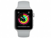 AppleWatchSeries3,38mm,SilverAluminiumCase,SportBand,Fog