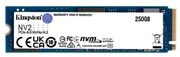 M.2NVMeSSD250GBKingstonNV2,Interface:PCIe4.0x4/NVMe1.3,M2Type2280formfactor,SequentialReads3000MB/s,SequentialWrites1300MB/s,PhisonE19Tcontroller,TBW:80TB,3DQLCNANDflash