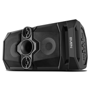 SVENPS-650Black,BluetoothPortableSpeaker,50WRMS,Effectivemulti-coloredlighting,LEDdisplay,FMtuner,USB&microSD,built-inlithiumbattery2x4000mAh,trackscontrol,AUX,RC,Optical,microUSBor5VDCpowersupply