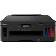 "PrinterCanonPixmaG5040PrinterA4,Wi-Fi,Ethernet,DuplexFullDotLCDPrintResolution:Upto4800x1200dpiPrintTechnology:2FINECartridges(BlackandColour),RefillableinktankprinterMonoPrintSpeedISO/IEC24734:Approx.13.0ipm