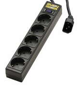 SurgeProtectorforUPS,1.8m,5Sockets,SvenSpecial,BLACK,flame-retardantmaterial