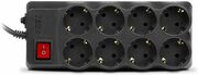 SurgeProtectorSVENOptimaPro,8Sockets,1.8m,Black