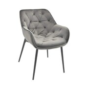 ScaunLotus~StofaGrey