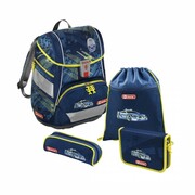 "CityPolice"LIGHT2SchoolbagSet,4pieces