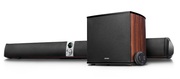 EdifierS70DBHiFiSoundbarandSubwoofer158WRMS,Audioin:twoanalog(RCA),optical,coaxial,aux,remotecontrol,wooden