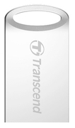 16GBUSBFlashDriveTranscend"JetFlash510",SilverMetallicUltraCompact/Dust,Shock,WaterResist