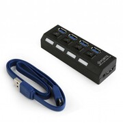 "USB3.0Hub4-portGembird""UHB-U3P4-22"",Black-https://gembird.nl/item.aspx?id=9929"