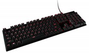KingstonHyperXAlloyEliteMechanicalGamingKeyboard(RU),Mechanicalkeys(Cherry®MXBrownkeyswitch)Backlight(Red),100%anti-ghosting,Keyrollover:6-key/N-keymodes,Ultra-portabledesign,Solid-steelframe,Detachablewristrest,USB