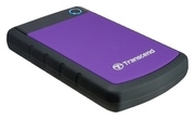 2.0TB(USB3.0)2.5"Transcend"StoreJet25H3P",RubberGrey/Violet,Anti-Shock,OneTouchBackup