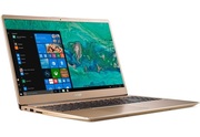 ACERSwift3LuxuryGold(NX.GZBEU.018),14.0"IPSFullHD(Intel®Core™i3-8130U3.40GHz(KabyLake),8Gb(1x8)DDR4RAM,256GbSSD,Intel®UHDGraphics620,CardReader,WiFi-AC/BT,FPR,BacklitKB,4cell,HDWebcam,RUS,Linux,1.6kg,18mm)