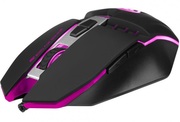 MARVO"M112",GamingMouse,800//1600/2400/4000dpiadjustable,Opticalsensor,7buttons,7-colorbacklightProgrammable,Braidedcable,USB,Black