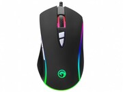 MARVO"M318",GamingMouse,4800dpiadjustable,Opticalsensor,6buttons,RGB,Braidedcable,USB,Black
