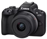 MirrorlessCameraCANONEOSR50+RF-S18-45f/4.5-6.3ISSTMContentCreatorKitBlack(5811C036)