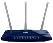WirelessRouterTP-LINK"TL-WR1045ND",450Mbps,USBport450MbpsWirelessspeedandGigabitEthernetportsareidealformultipleHDvideostreamingMulti-functionalUSB2.0port-Easilyshareaprinterlocallyandfiles&mediawithnetworkeddevicesorr