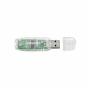 ФлешкаIntenso®USBDrive2.0,32GB,RainbowLine,Transparent