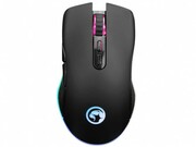 MARVO"M421",GamingMouse,2400dpiadjustable,Opticalsensor,7buttons,RGB,Laser-carvingnetlikedesign,Braidedcable,USB,Black