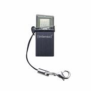 ФлешкаIntenso®USBDrive2.0,MiniMobileLine,16GB+MicroUSBPort