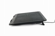 "NotebookCoolingPadGembirdNBS-1F15-04,upto15.6'',1x120mm,USBPassthrough,LEDlight.