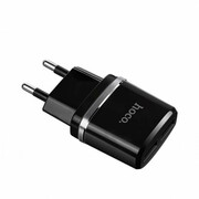 "Hocotraveladapter,2.4A,C12Input:100-240V~50/60HzMax0.6AOutput:5.0V-2.0AStandardUSBinterface-PluganduseBlack"
