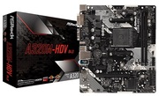 MBASRockA320M-HDVR4.0,SocketAM4,AMDA320,CPUup105W,Dual2xDDR4-3200,APUAMDgraphics,VGA,DVI,HDMI,1xPCIe3.0X16,1xPCIe2.0X1,4xSATA3,1xUltraM2,2xPCI,ALC887HDA,GbE