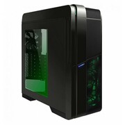 CaseATXGAMEMAXG536BKw/oPSU,BlackX5chassis,0.5mmCaseinblack,BlackChassisinsideUSB3.0*1+USB2.0*2,HD_AudioPort,HandyScrew,BayswithTool-lessKit1xChannelfancontrollerTransprantwindowsideFrontpanel:12cmgreenledfan*2Rear