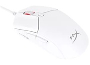 HYPERXPulsefireHaste2GamingMouse,White,Ultra-lighthexshelldesign,400–26000DPI,4DPIpresets,HyperX26KSensor,Includedgriptapeforsecure,Per-LEDRGBlighting,CableType:HyperFlex2,USB,53g